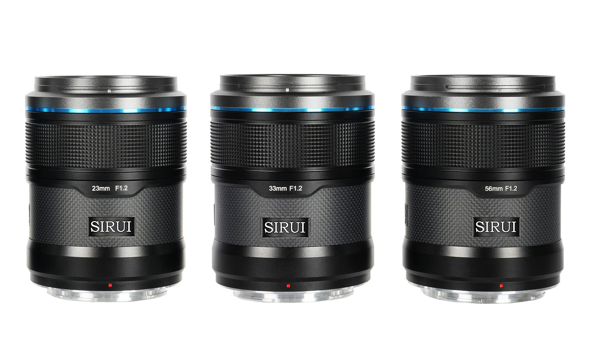 Sirui Sniper Objektivset – 23/33/56 mm f/1.2 AF – für Fujifilm X (APS-C)