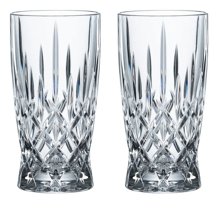Nachtmann Latte-Macchiato-Gläser Noblesse Barista – 2er Set, 350 ml, Kristallglas, spülmaschinenfest