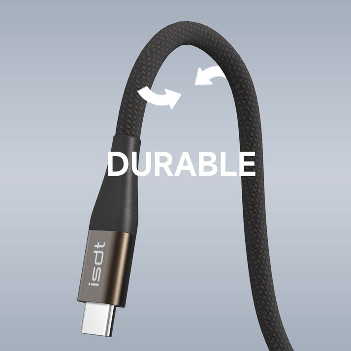 ISDT USB-C auf USB-C Kabel – USB 3.2 Gen 2 (10 Gbit/s) – 2 m – PD 100 W – für MacBook und mehr