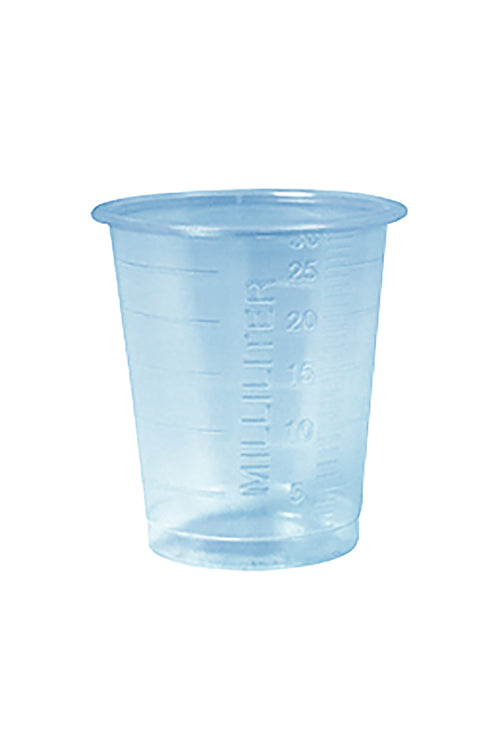 Ampri Medizinbecher, PP – 30 ml, blau – 80 Stk.