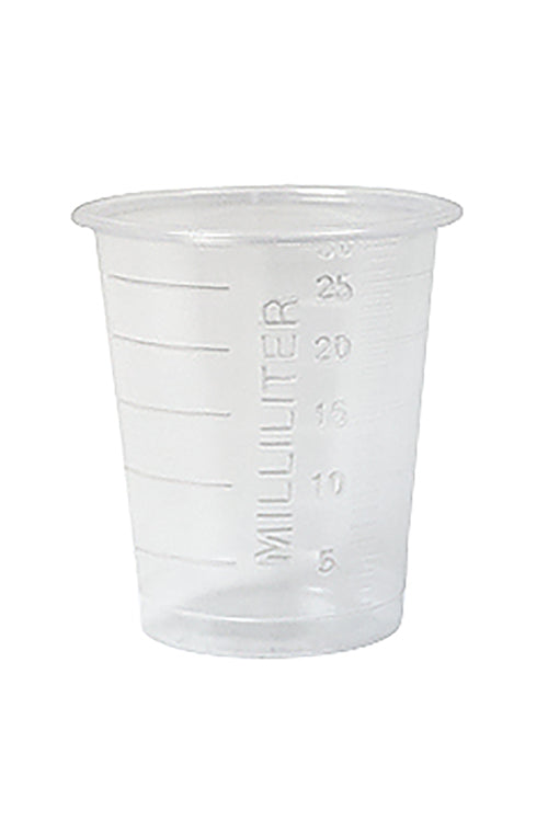 Ampri Medizinbecher PP, 0,3 dl – transparent – 80 Stk.