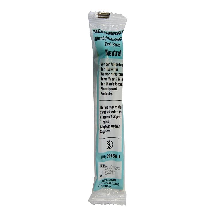 Ampri Mundpflegestäbchen – neutral, unsteril – 10 cm – 250 Stk