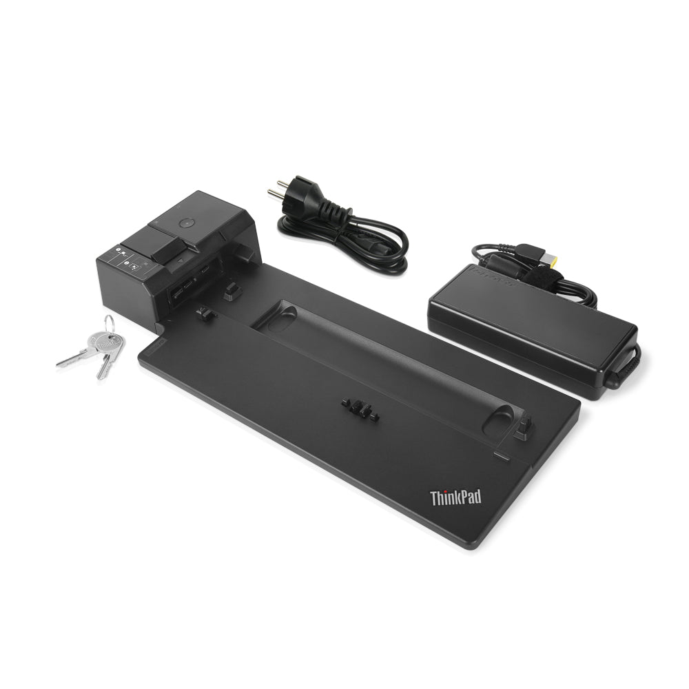 Lenovo ThinkPad Basic Dockingstation – Andocken, 1× DP, 1× VGA, 4× USB-A, 90 W PD, GbE, 3,5 mm Audio