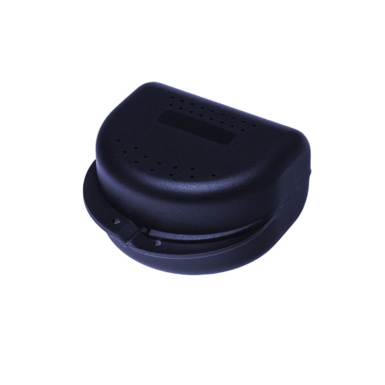 Ampri Zahnspangendose – 10 Stk, 8 × 8 × 4,5 cm – Dunkelblau – Polypropylen