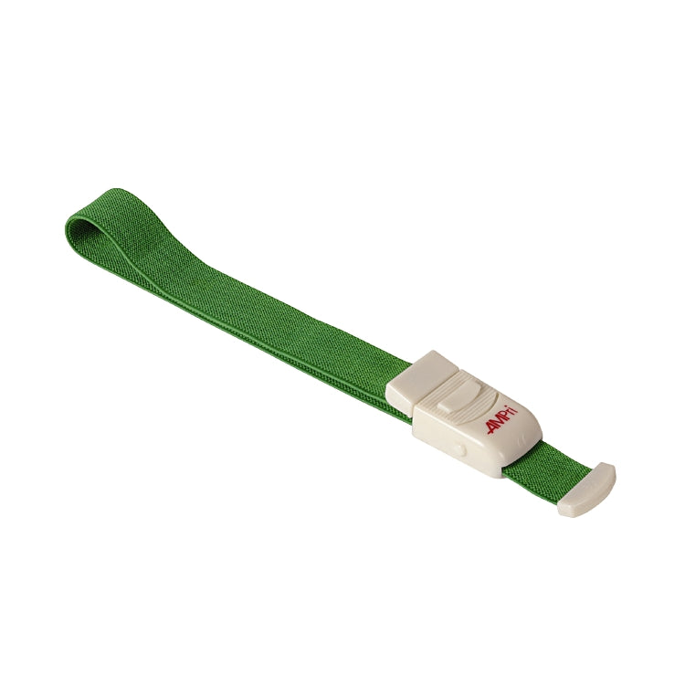 Ampri Venenstauer – 25 mm × 450 mm, latexfrei, Kunststoff, grün