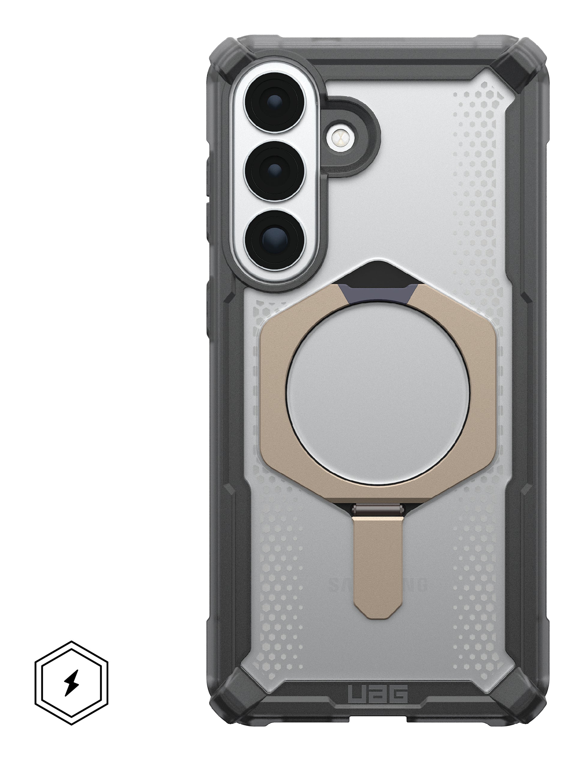 Urban Armor Gear UAG Plasma XTE Backcover – für Samsung Galaxy S26, mit Ständer, Kunststoff, Titan, bis 6 m Sturzsicher