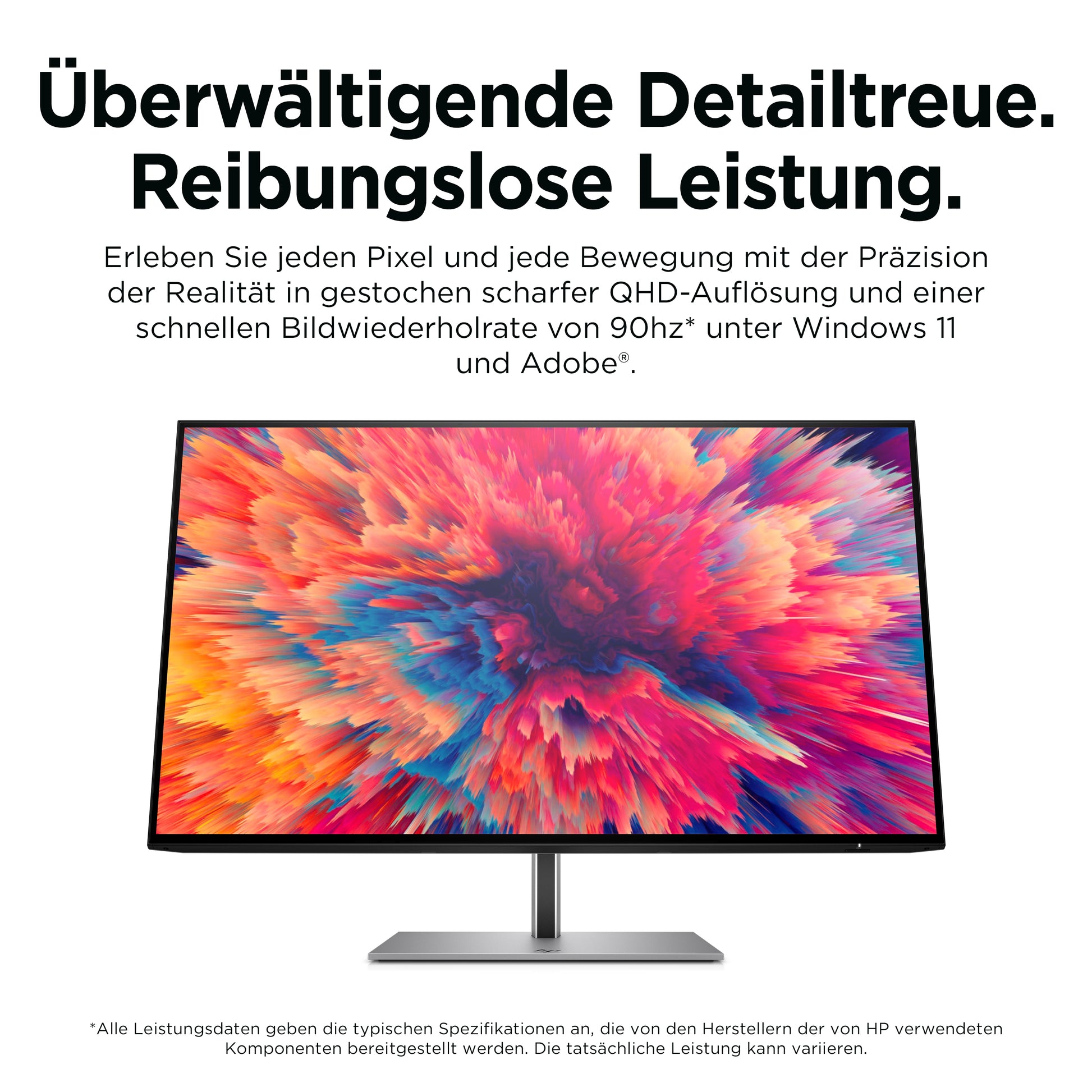 HP Z24Q G3 – Monitor, 23,8" 2560 × 1440 (WQHD), Silber