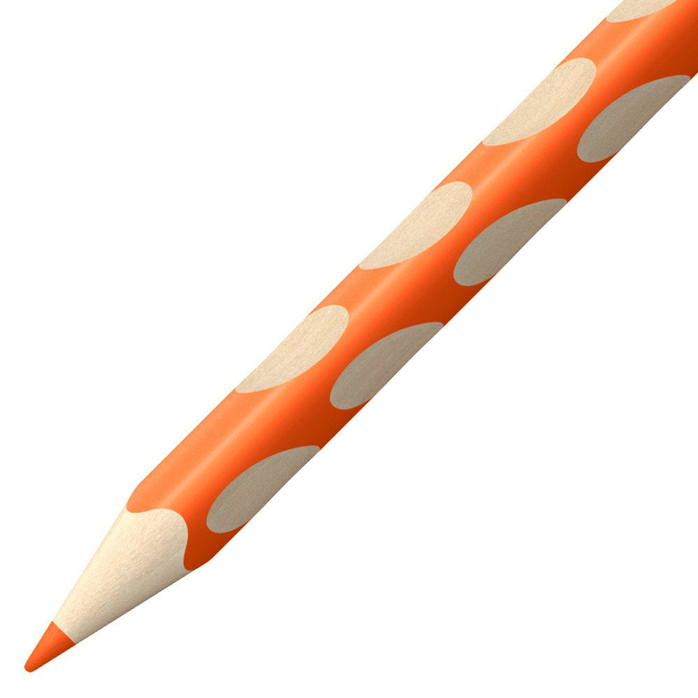 STABILO Easycolors Buntstift für Rechtshänder – Einzelstift Orange, Dreikant, Mine Ø 4,2 mm
