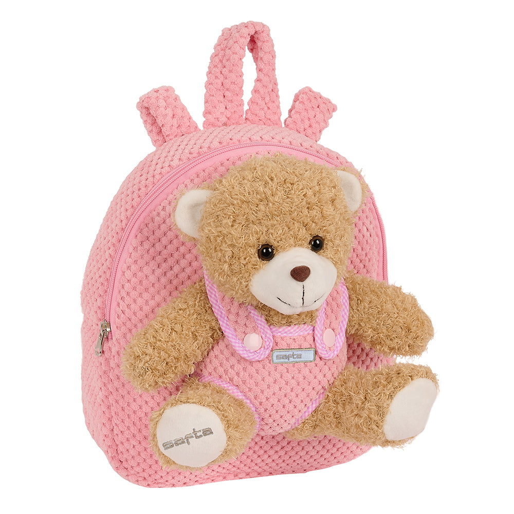 Safta Kindergartenrucksack – 4,65 l, höhenverstellbar – Teddy, 230 × 270 × 75 mm