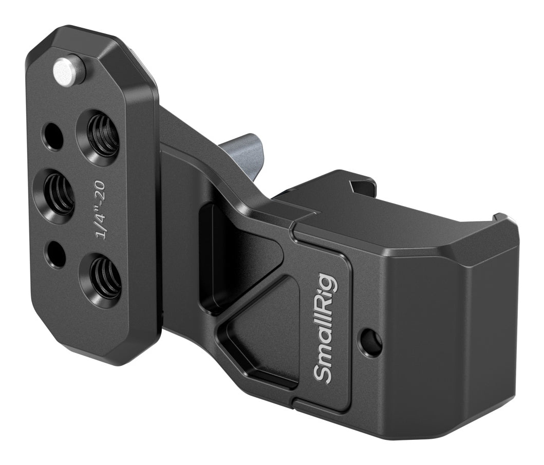 SmallRig 4458 Griffverlängerungsadapter – 1/4" Gewinde, 10 kg Traglast – Schwarz – 56 × 44,3 × 31 mm