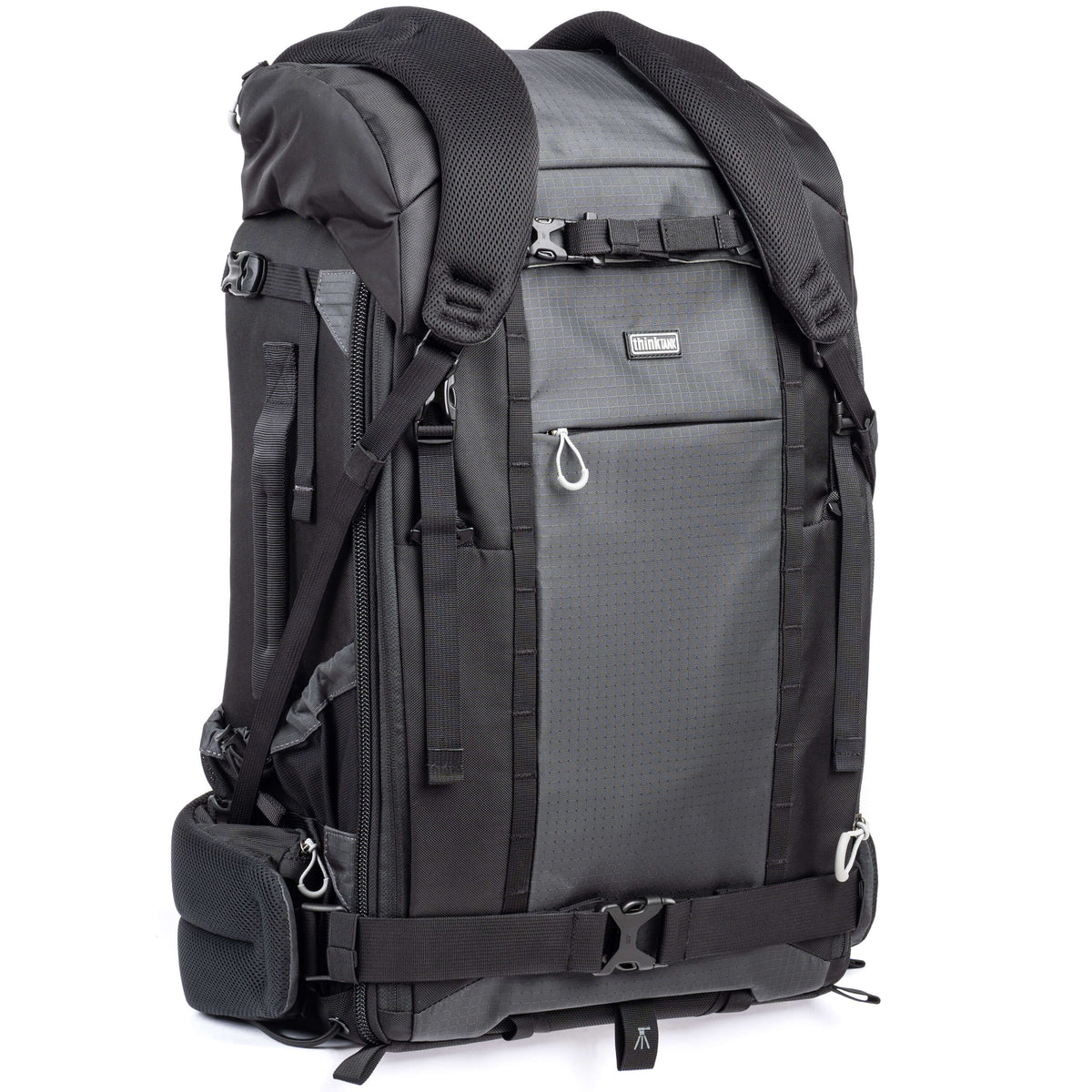Think Tank FirstLight 46L+ Kamerarucksack – 46 l, 8 Objektive, wasserabweisend – für DSLR, Drohnen – Schwarz