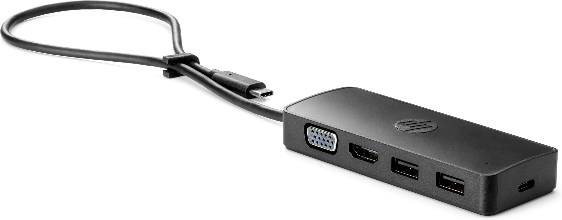HP G2 Multiport-Adapter – USB-C, 1× HDMI, 1× VGA, 2× USB-A, 1× USB-C