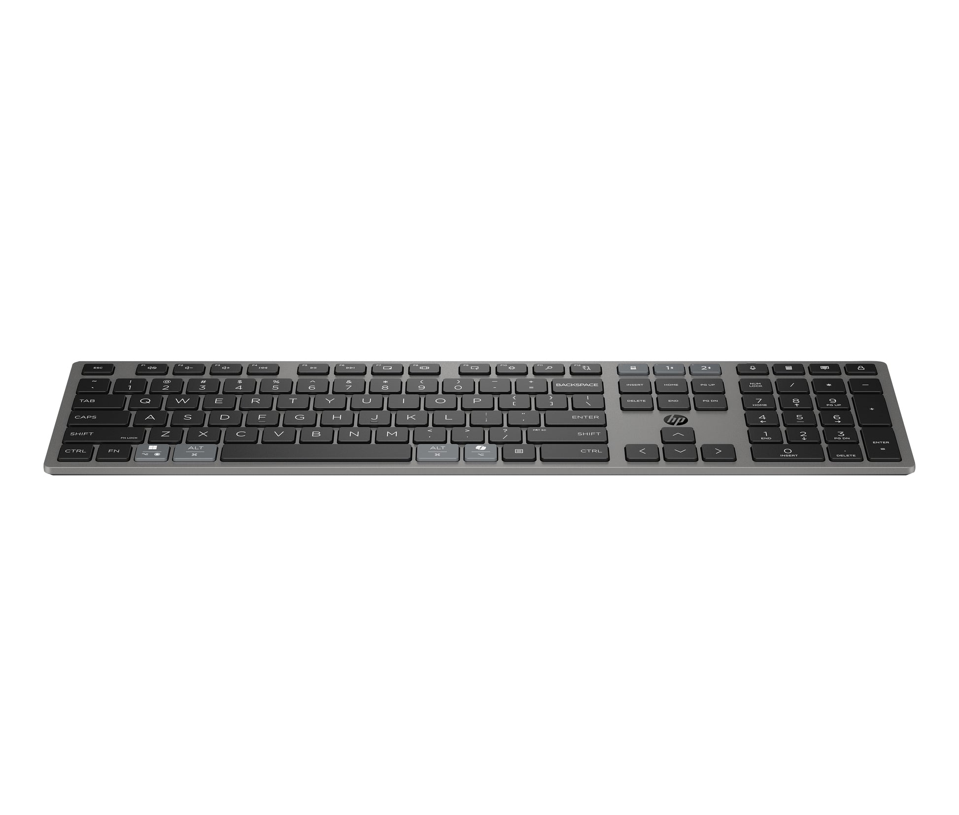 HP 720 – Tastatur – Bluetooth – USB‑A – Multi‑Device, Wiederaufladbar, Leise Tasten – Schwarz