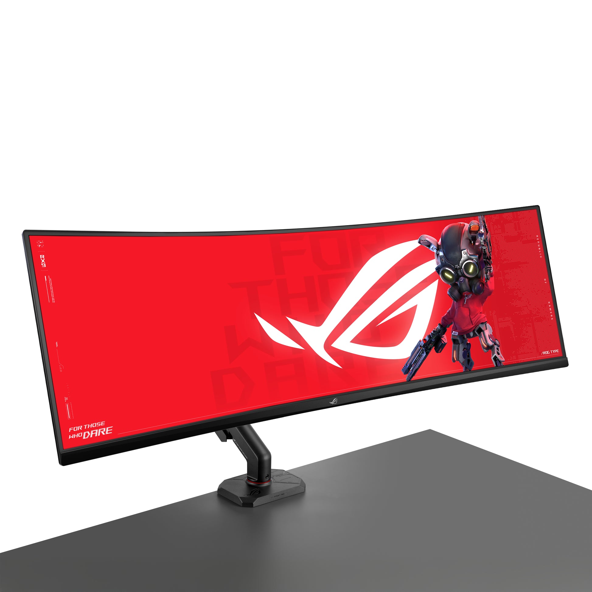 ASUS AAS01R – Monitorarm Tischhalterung – 1 Monitor – bis 49" – VESA 100×100 mm – bis 13,5 kg/Monitor