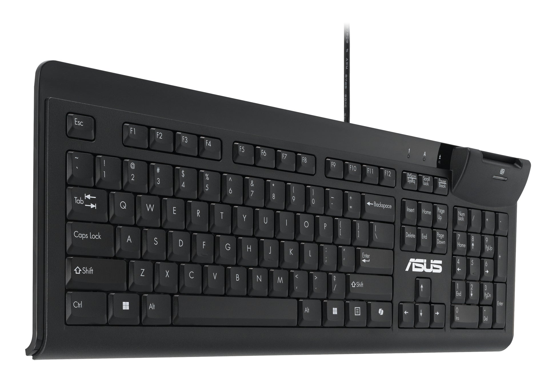 ASUS KU100 – Tastatur 100% – kabelgebunden, USB‑A – Schwarz