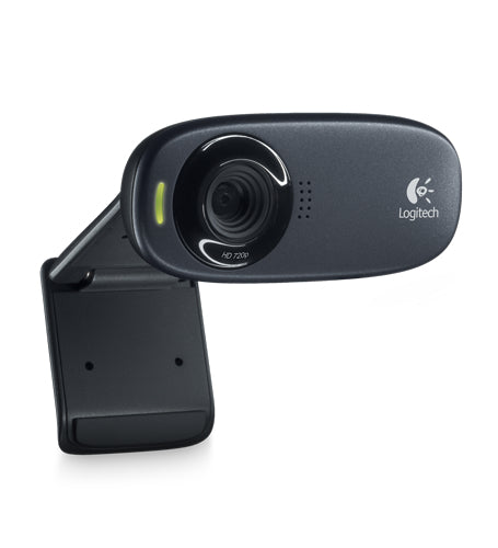 Logitech C310 Webcam – HD 720p, 30 fps, Auto-Framing, USB – Schwarz