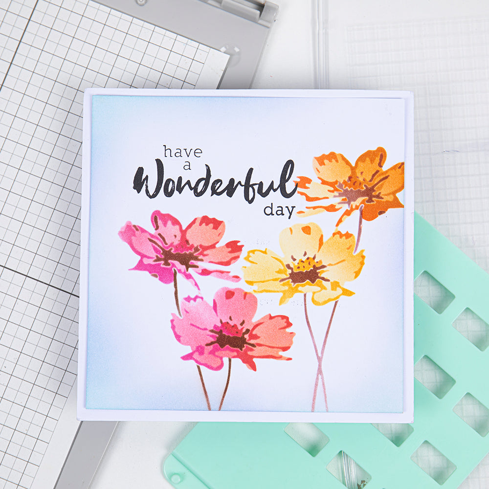 Sizzix Schablone – Blume – 150 × 150 mm