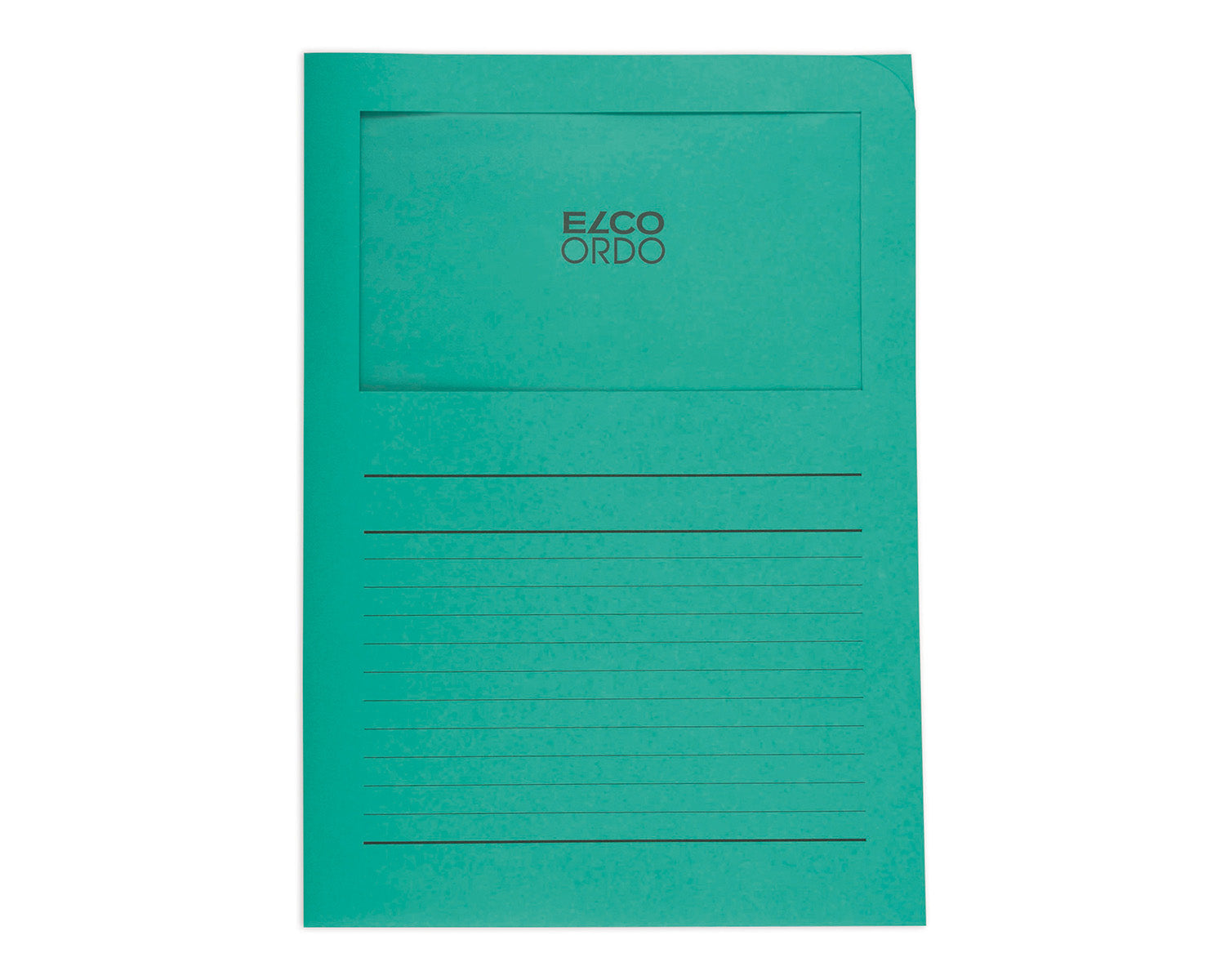 Elco Sichtmappe A4 – Smaragdgrün, Papier, 10er-Pack