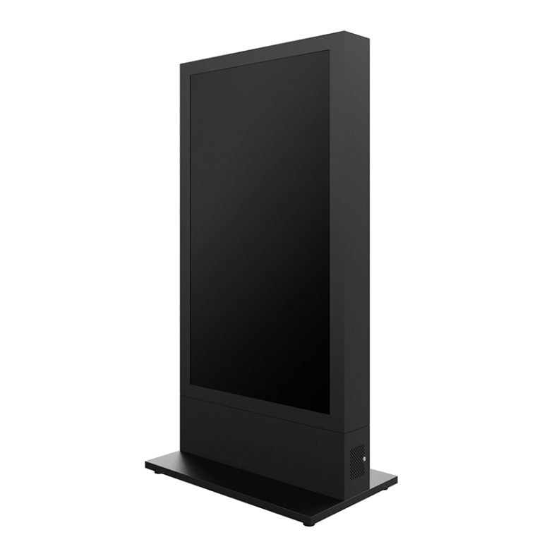 Hagor Digital-Signage-Stand für 65" Displays – zweiseitig, abschliessbar – Anthrazit, Grau – 6457