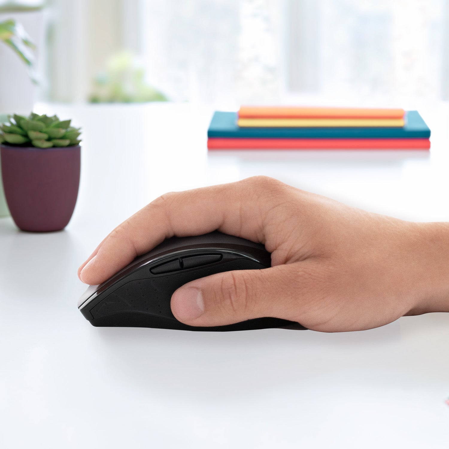 Logitech Marathon M705 – Maus – Kabellos (2,4 GHz), 1000 DPI, rechts, Anthrazit
