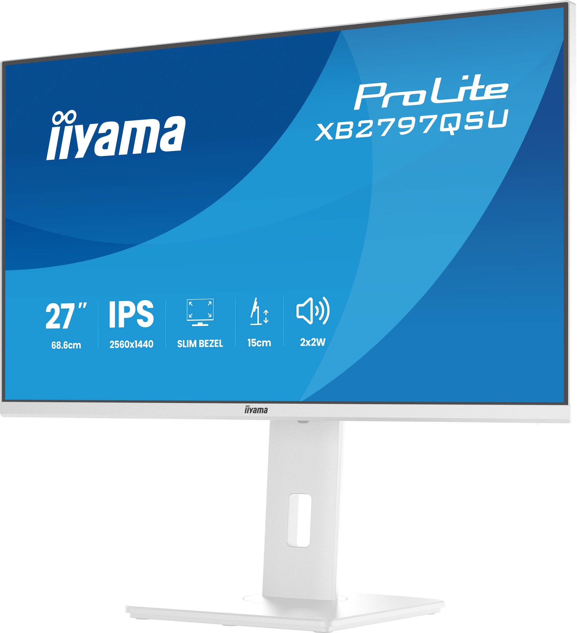iiyama ProLite XB2797QSU-W1 – 27", 2560 × 1440 (WQHD), IPS