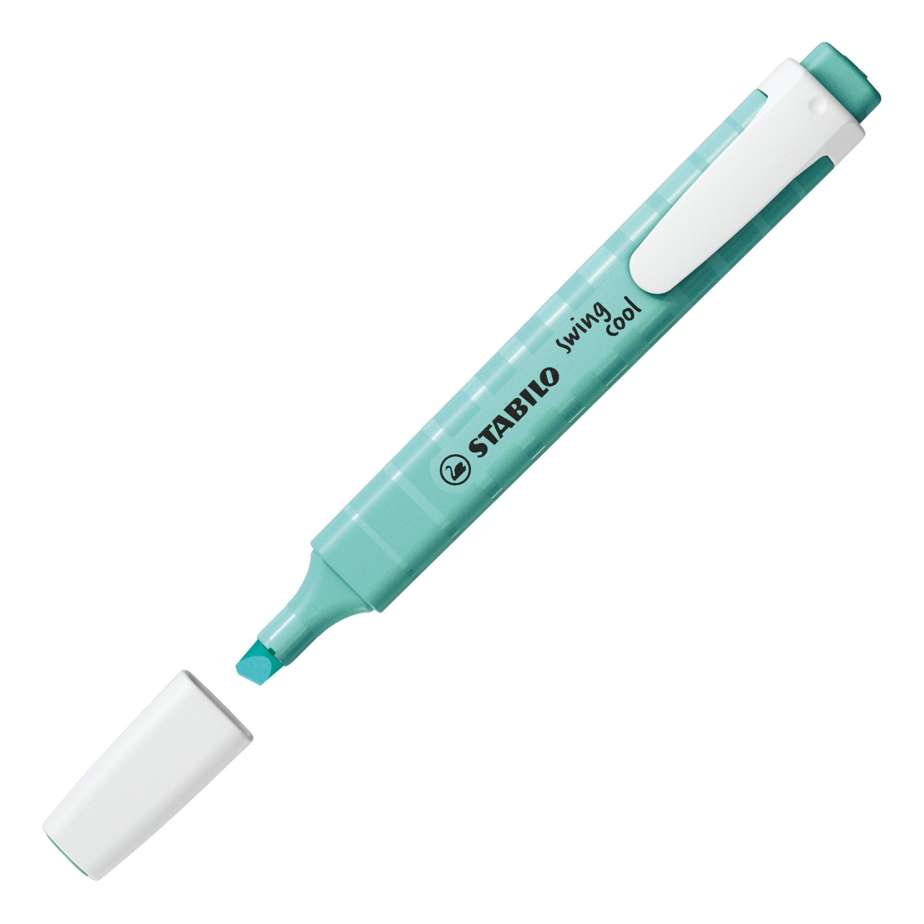 STABILO swing cool Pastel Edition Textmarker türkis – Keilspitze, 1–4 mm