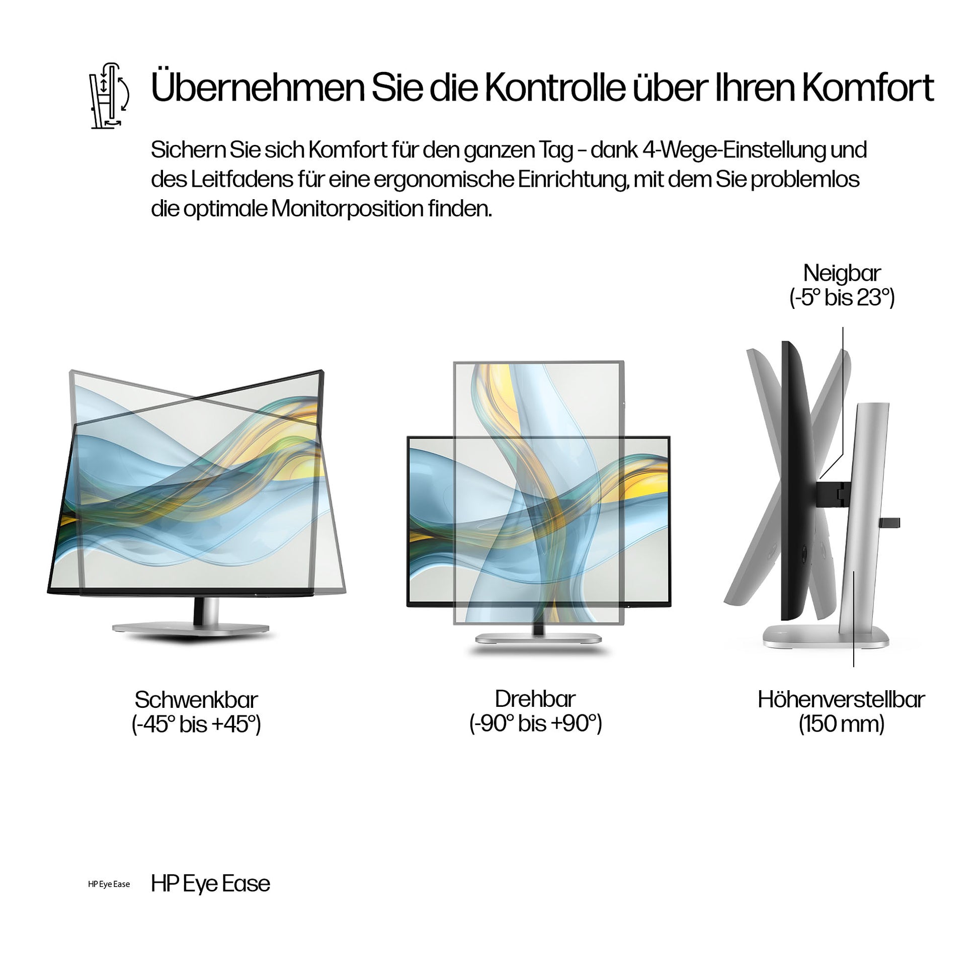 HP 524PN – Monitor, 24", 1920 × 1200, IPS, 100 Hz, 350 cd/m², DisplayPort, HDMI, USB
