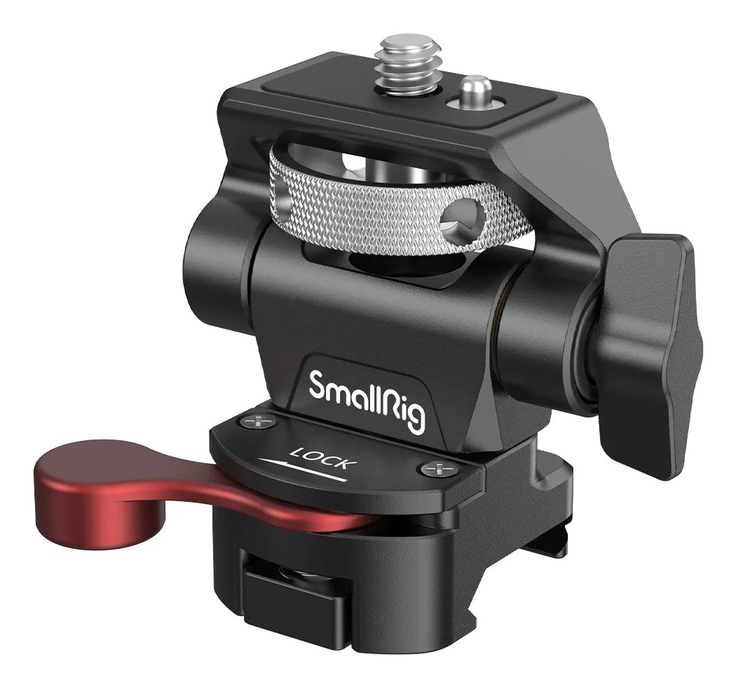 SmallRig 2906B Montagesatz (Monitorhalterung, NATO-Klemme) – Aluminium/Edelstahl, 53,8 × 36 × 52,6 mm – Schwarz