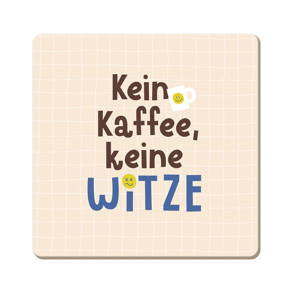 Grafik-werkstatt Grafik Werkstatt Korkuntersetzer – 9,5 × 9,5 cm, Korkholz, Braun