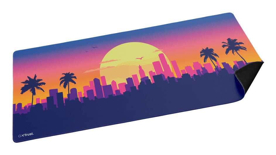 Trust GXT759M Miami – Gaming-Mauspad – 900 × 400 × 3 mm, Polyethylenterephthalat, Mehrfarbig