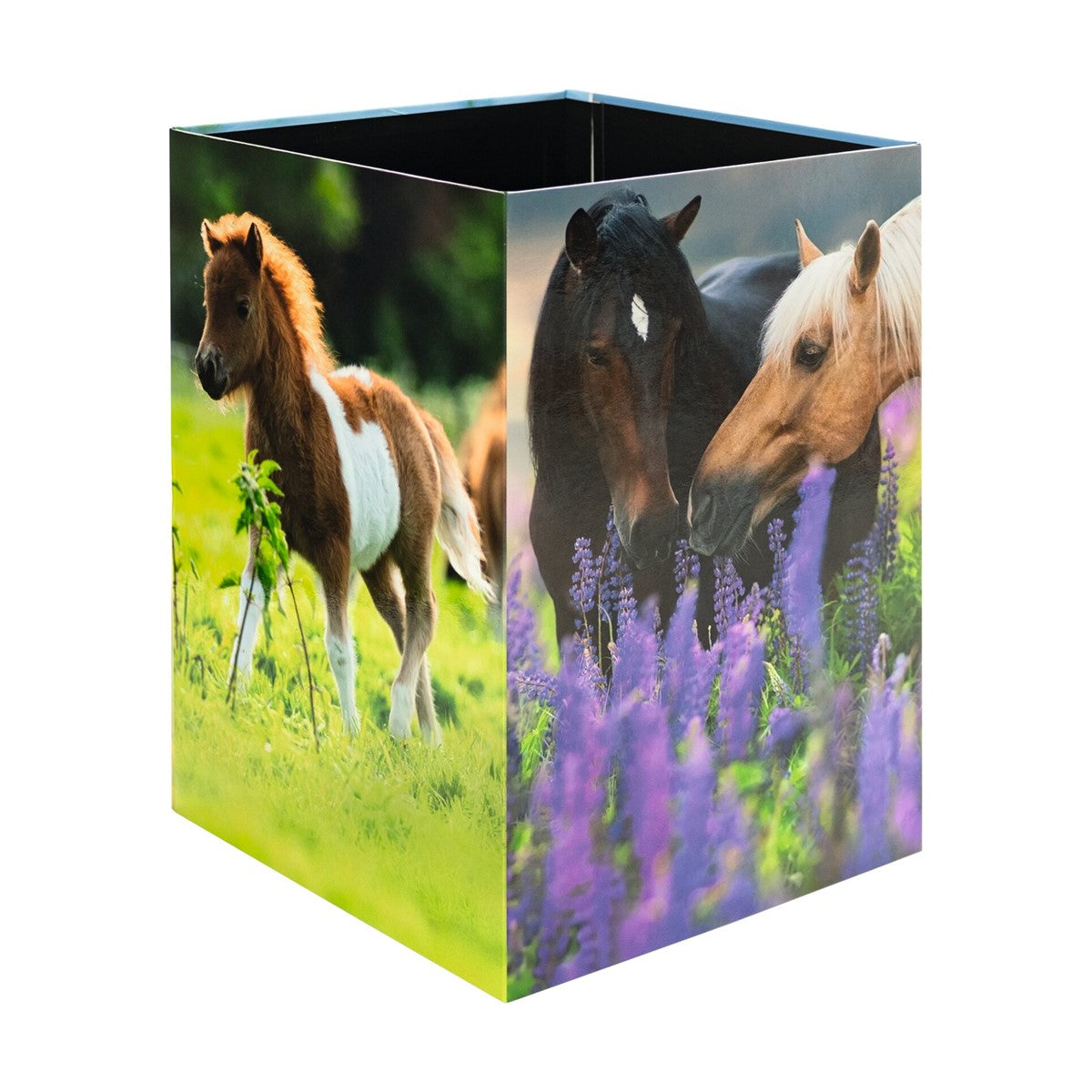 Herma – Papierkorb – 15 l – Karton, braun – B × H × T 220 × 315 × 230 mm