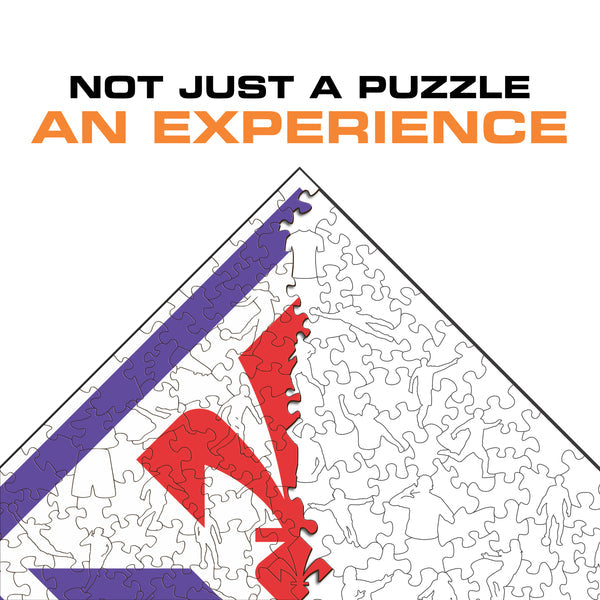 Iconic Puzzles Puzzle ACF Fiorentina Logo – 150 Teile – 25 × 25 cm – ab 10 J. – Holz