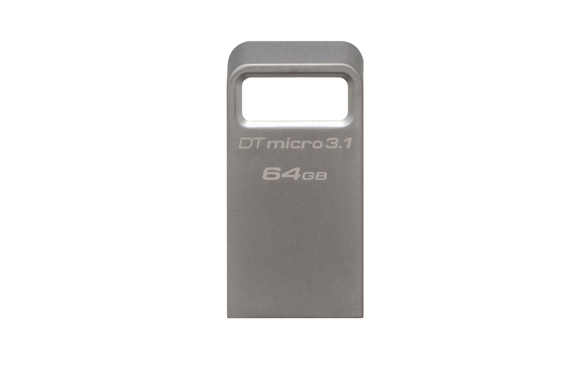 Kingston Technology Kingston DataTraveler Micro – 64 GB, USB Typ-A, USB 3.2 Gen 1 (USB 3.1 Gen 1)