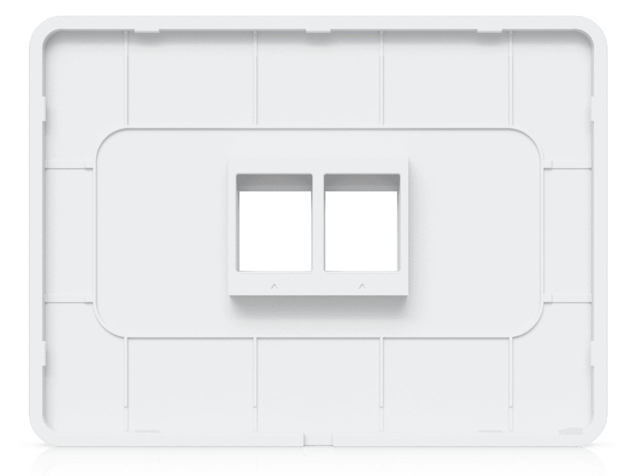 Ubiquiti Keystone-Modul RJ45, 2×Keystone, Wandmontage, 118×88×9,6 mm, 4er-Pack, Polycarbonat/Stahl – Weiss