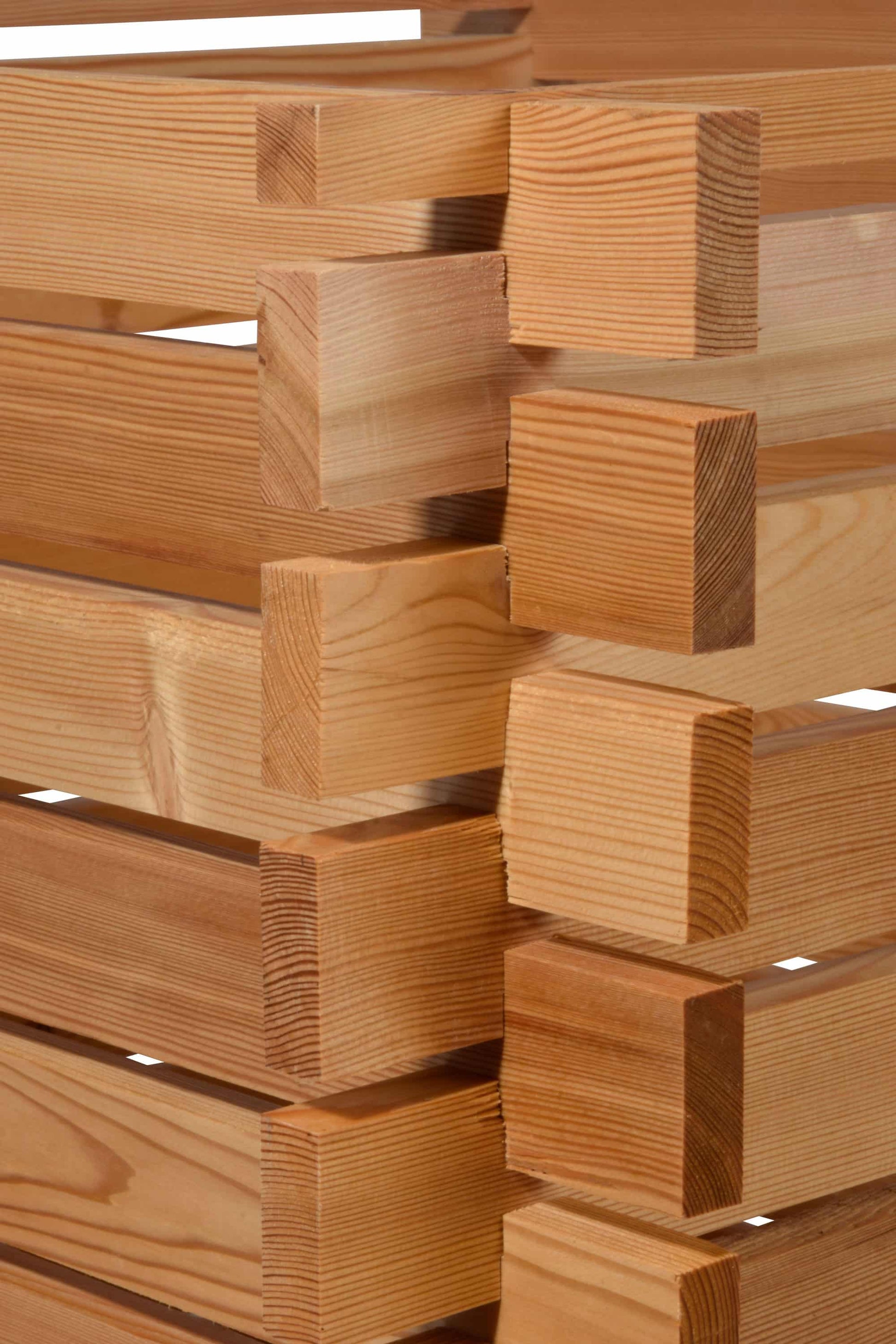 Dobar Abfalleinsatz Komposter Lärchi – 420 l, Holz, B 790 × T 790 × H 790 mm