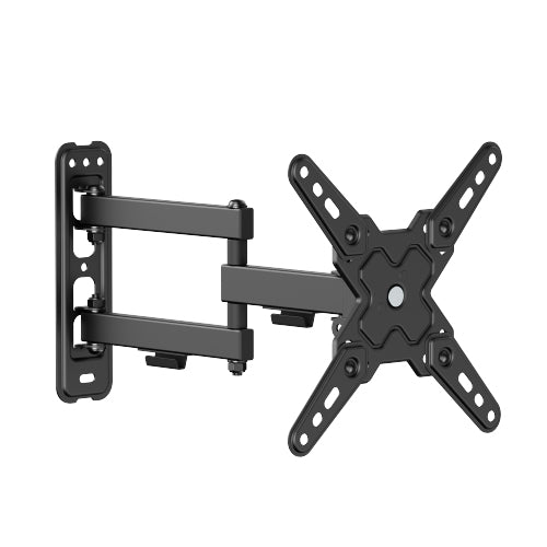 VALUE Wandhalterung – Vollbeweglich – 13–43" – VESA 75×75–200×200 – bis 20 kg, Schwarz