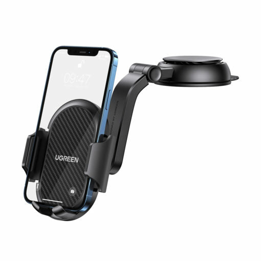 UGREEN – Auto-Halterung, Saugnapf – für Smartphones 4,7–7,2" – Schwarz