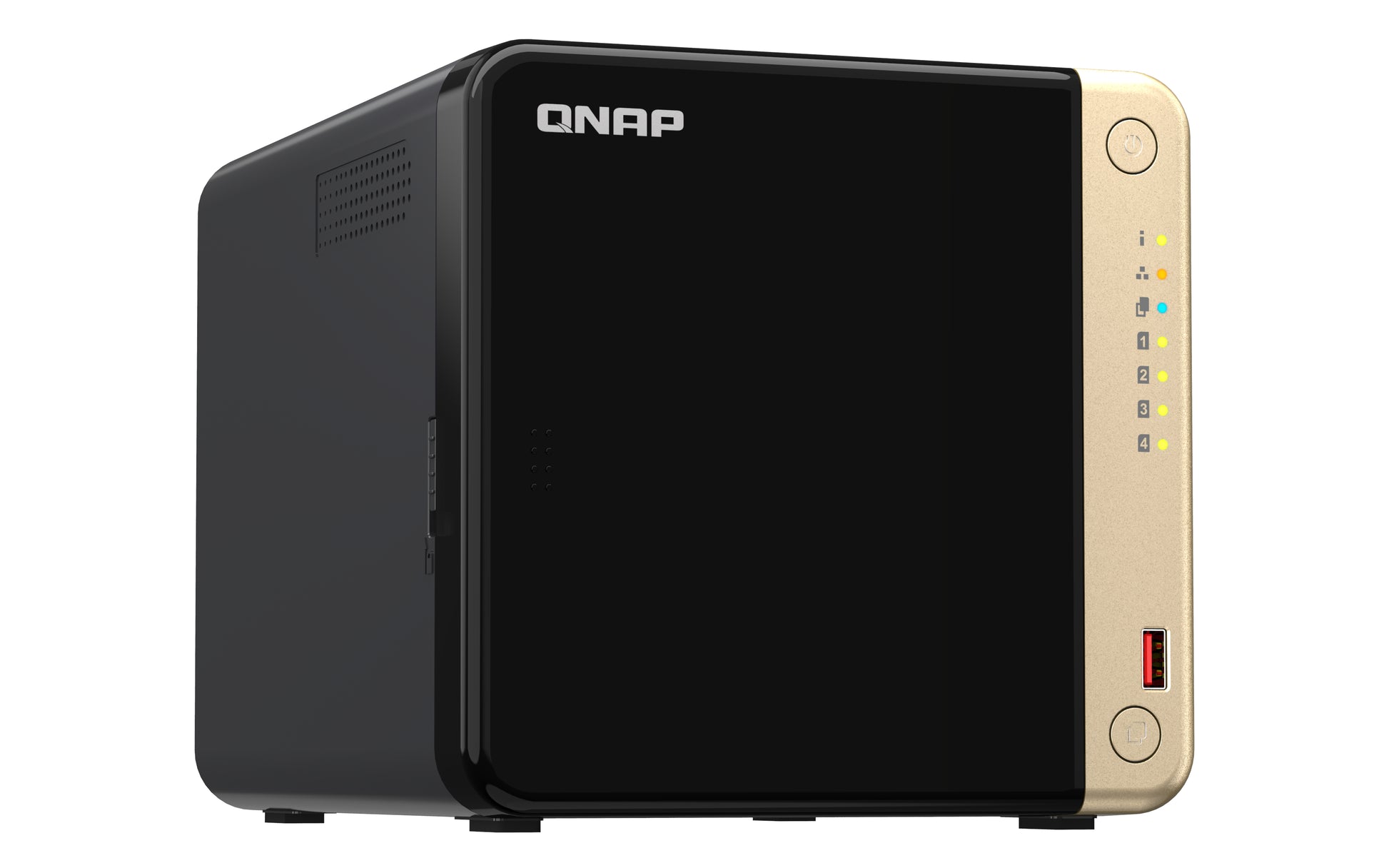 QNAP TS-464-8G Allgemeines Speichergerät – Bundle mit 4× Seagate ST8000VN004