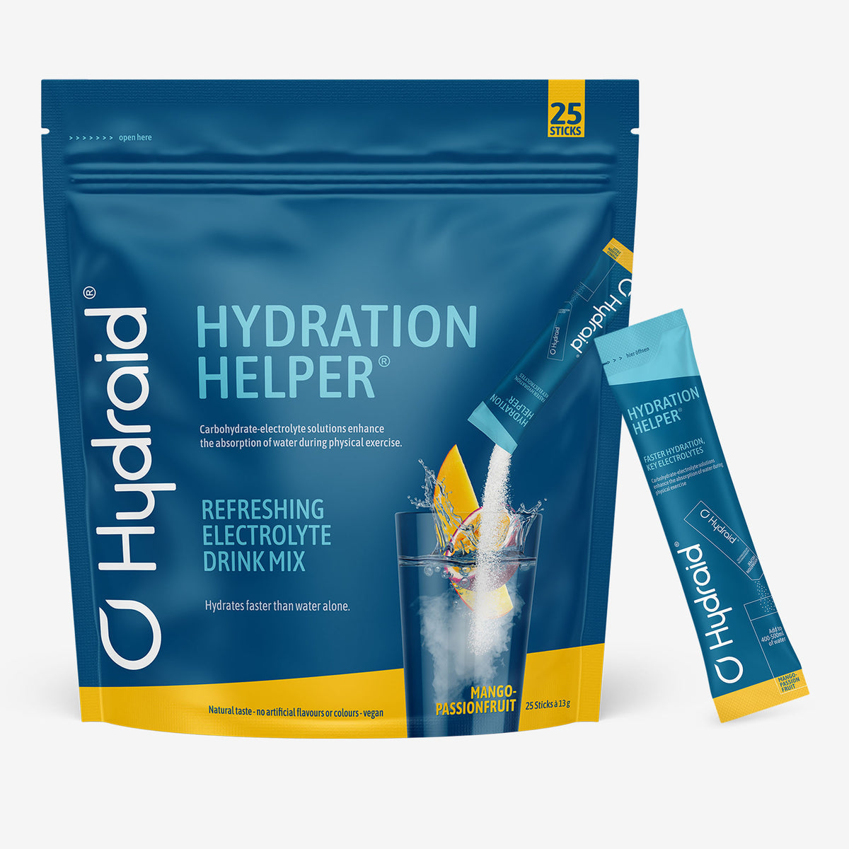 Hydraid Energy Drink Pulver, Mango – 25 × 12,9 g