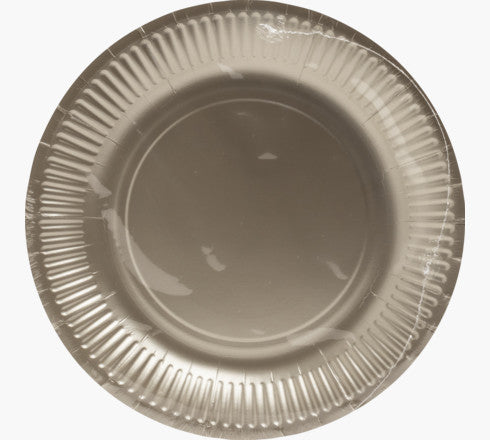 PRONAPPE Teller, Papier/Karton – Ø 23 cm, gold matt – FSC
