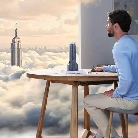 Ravensburger Iconics 3D Puzzle Empire State Building Light – 216 Teile – 20,9 × 48,5 × 20,9 cm – ab 10 J.