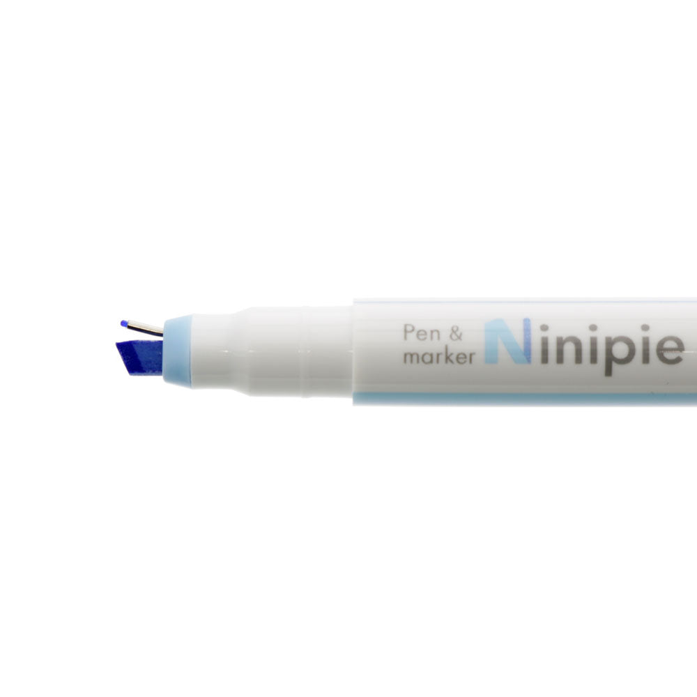 Sun-star Ninipie Stift & Marker Textmarker – Pastellblau, Keil/Fein 4,0/0,5 mm