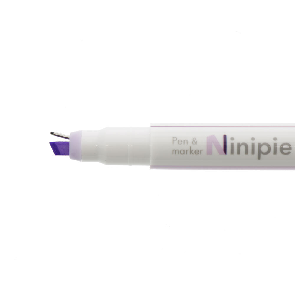 Sun-star Ninipie Stift & Marker Textmarker – Violett/Navy, Keil/Fein 4,0/0,5 mm