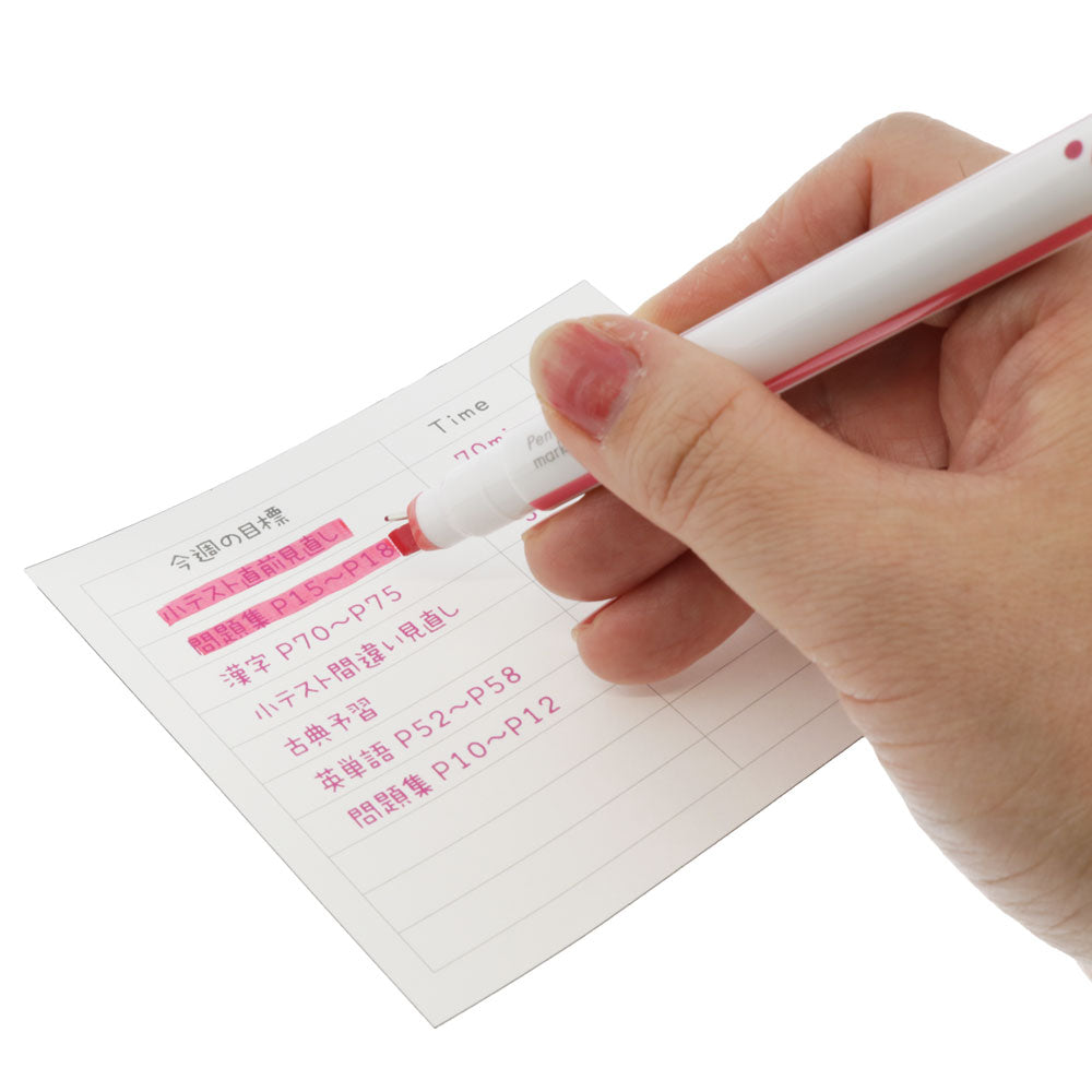 Sun-star Ninipie Fineliner & Marker – 0,5–4,0 mm, rot/dunkelrot