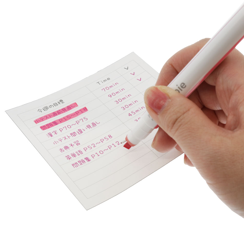 Sun-star Ninipie Fineliner & Marker – 0,5–4,0 mm, rot/dunkelrot