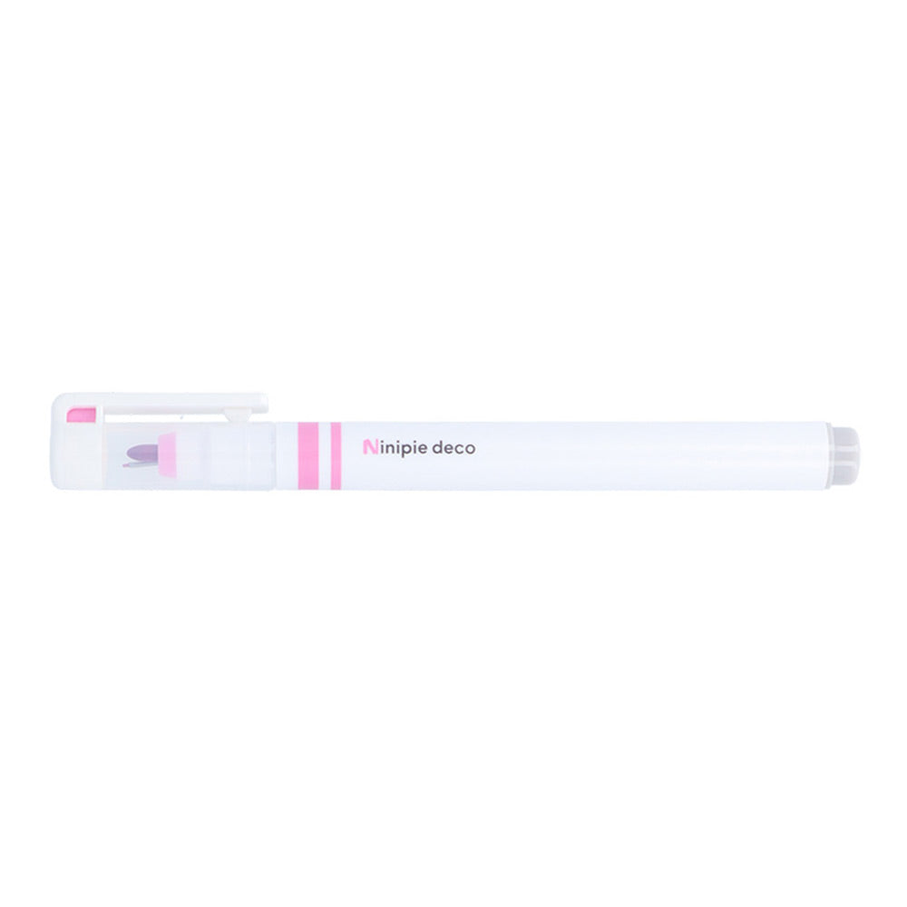 Sun-star Ninipie Deco Pen Filzstift – Doppelspitze, Kombi, 1,0 + 0,5 mm, wasserbasiert, Pink