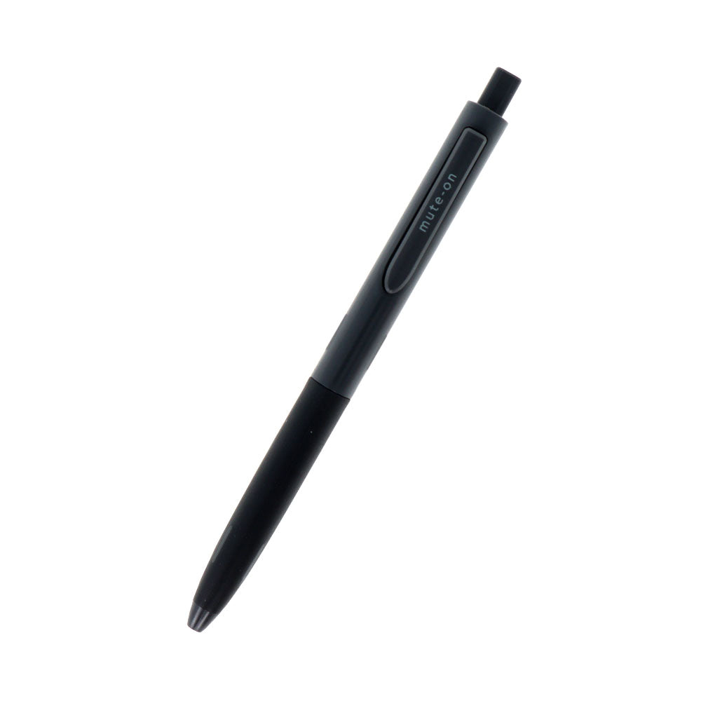 Sun-star Mute-On Gelschreiber, Druckmechanik – Schwarz, Spitze 0,5 mm, schnelltrocknend, Linkshänder-geeignet