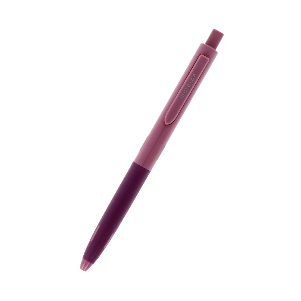 Sun-star Mute-On Gelschreiber, Druckmechanik – Violett, Spitze 0,5 mm, schnelltrocknend, 1 Stk.
