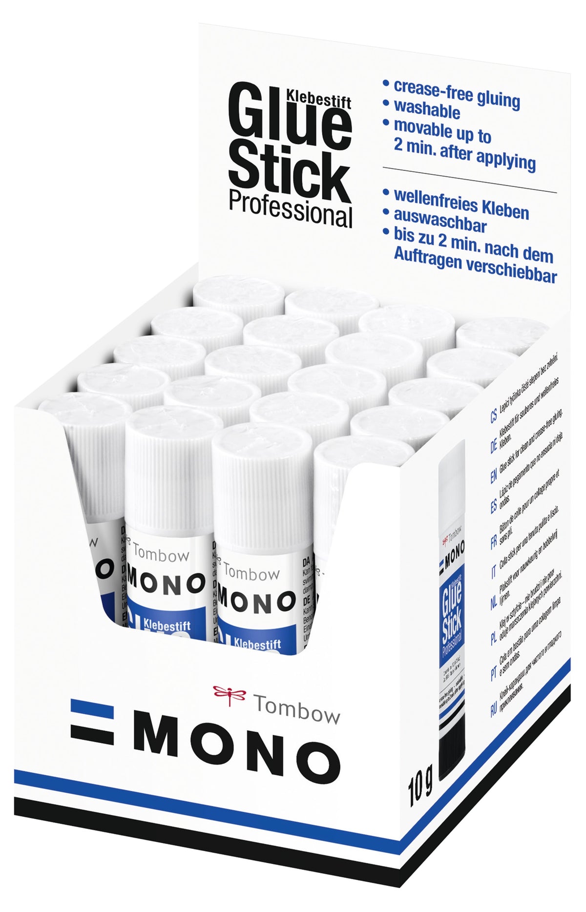 Tombow MONO PT-S Klebestift – 87 mm, transparent