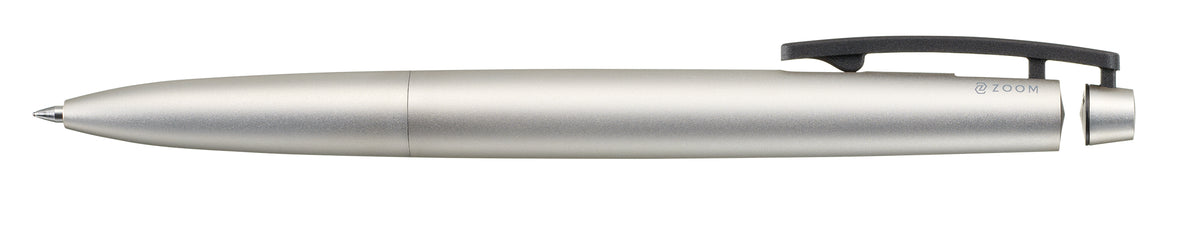 Tombow Zoom C1 Kugelschreiber – Schwarz, Spitze 0,7 mm, Duralumin, Silber